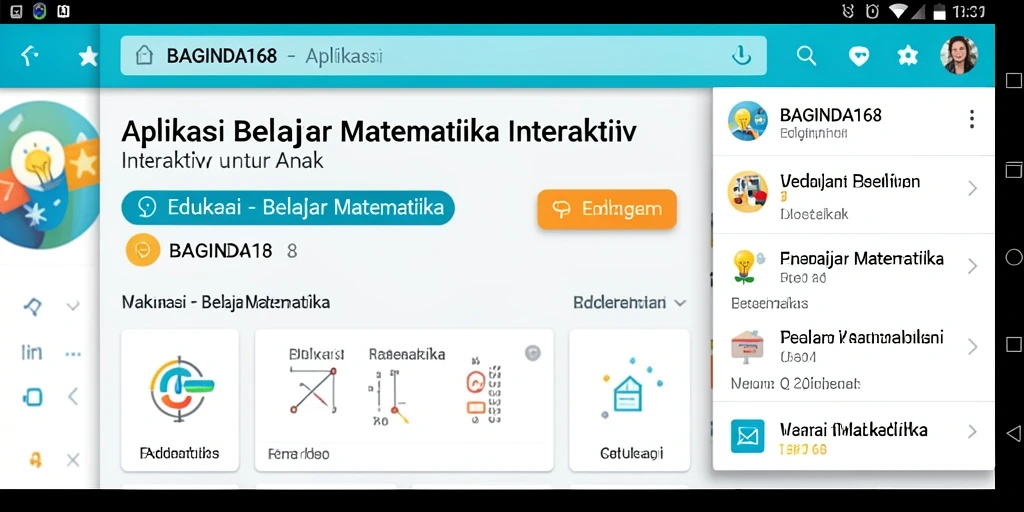 Antarmuka pengguna BAGINDA168 yang interaktif dan menarik.