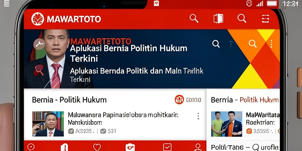 Antarmuka aplikasi MAWARTOTO yang informatif dan interaktif.